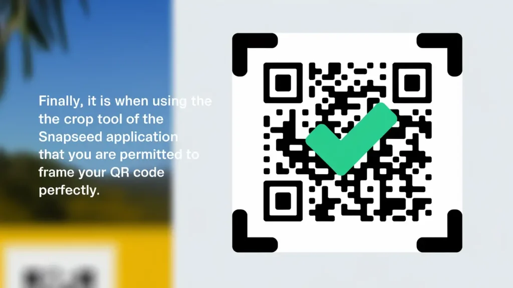 Cropping Straightening QR Codes